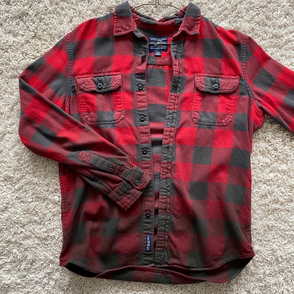 Vintage American Eagle Flannel - Picture 2 of 3